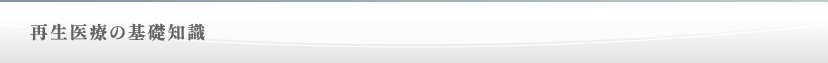 再生医療の基礎知識